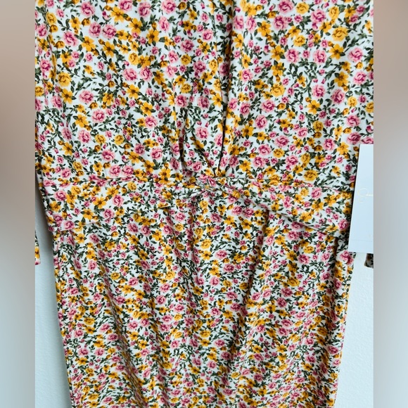 NWT Jessica Simpson Baby Girls Floral Coverall and Headband Set Size 24 Months - Picture 3 of 9